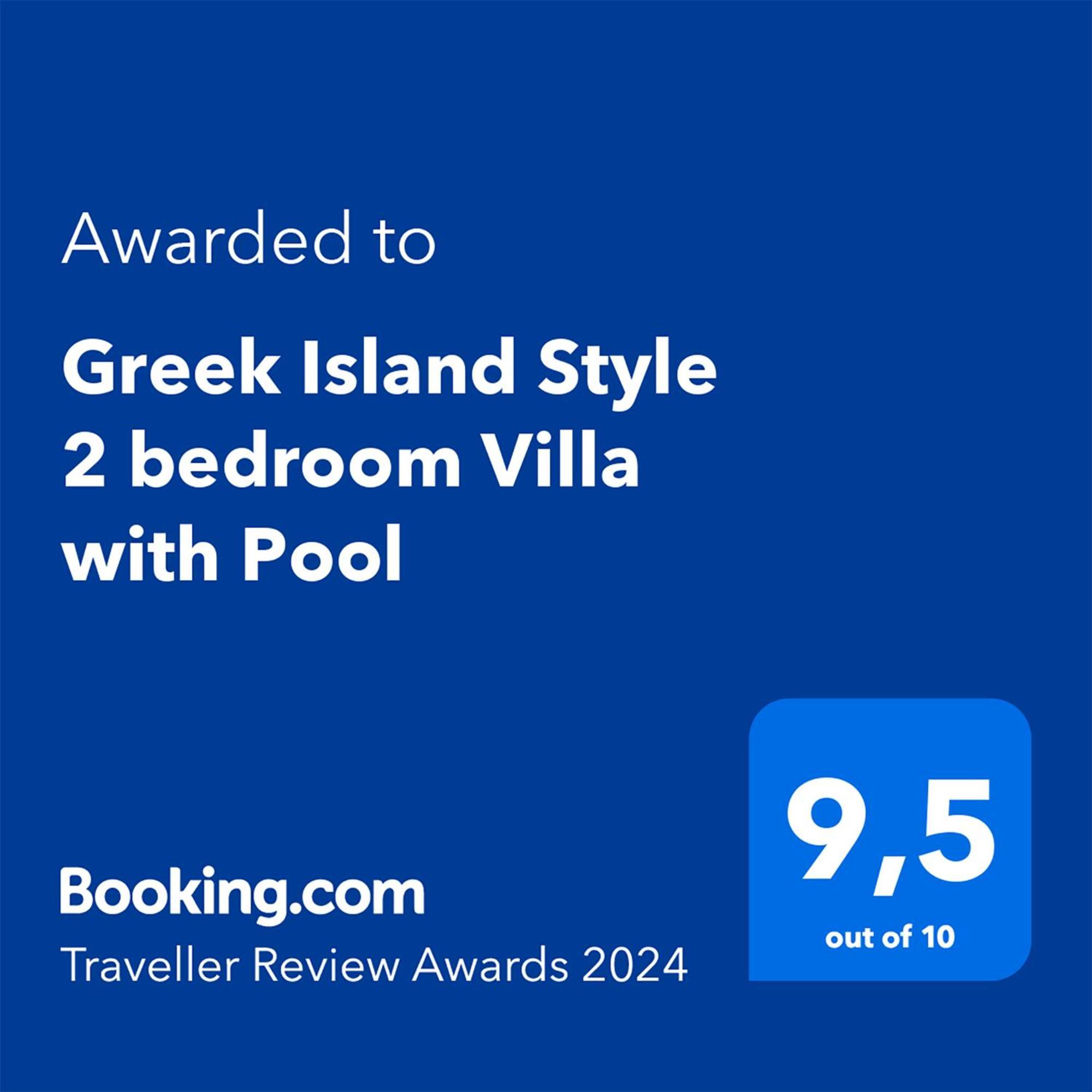 Greek Island Style 2 Bedroom Villa With Pool Next To The Sea Larnaca Eksteriør billede